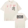 CBH LYRIC TEE Nine Inch Nails Band Gothic High Quality Teeshirt Hip Hop Style Sleeve Womenmen CottonTshirt Round Neck Tees