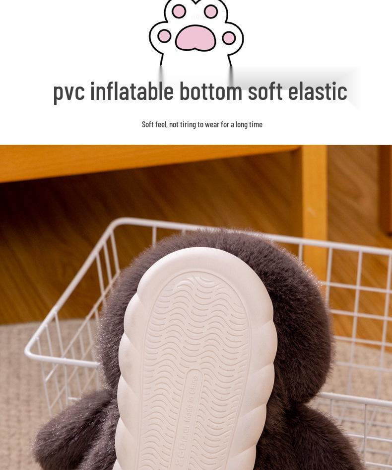 Women's Cozy Penguin Fuzzy Slippers - Non-Slip Soft Sole, Heel-Covered, Cotton House Shoes, Couple Style