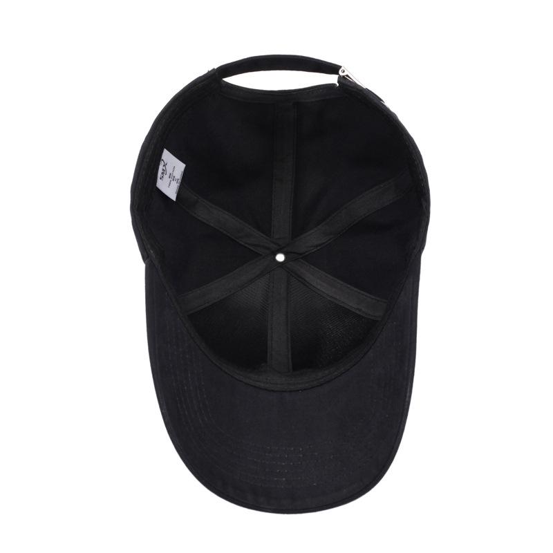 Korean Fashion Women's Embroidered Wide Brim Baseball Cap 2025 - Duckbill Design