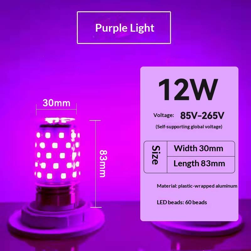 

1Pcs High Brightness Energy Saving Color E27 Led Corn Lights No Flicker Replace Led Atmosphere Light Bulbs For Living Room A2