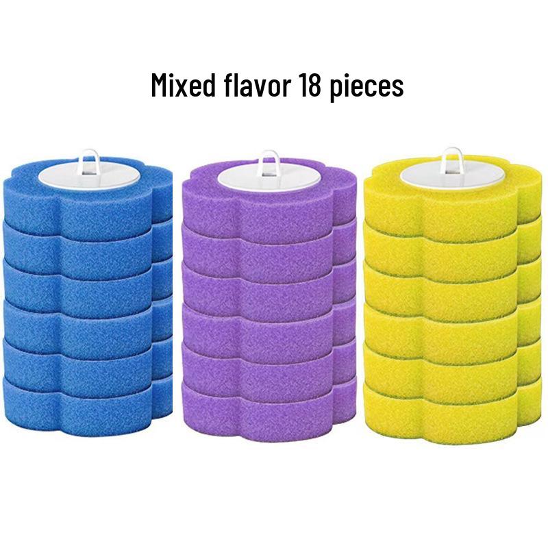 Wall-Mounted Disposable Toilet Brush & Replacement Head