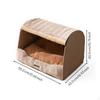 Warm Dog House, cleanable Removable Cover, Indoor Pet Bed for Large Dogs Wendy Brown 55*43*40cm
