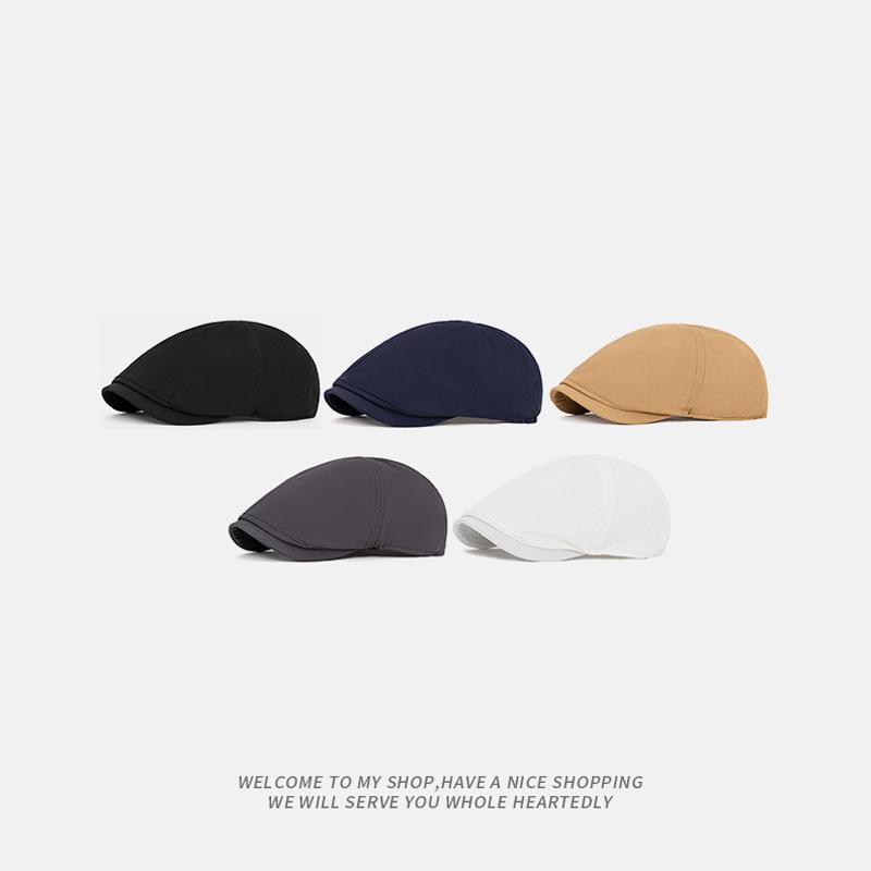 Summer Quick-Drying Cap Men Newsboy Cap Women Thin Breathable Waterproof Forward Cap Beret British Newsboy Cap