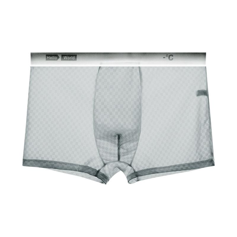 Plus-size Men's Summer Thin Ice Silk Antibacterial Breathable Sports Briefs