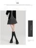 Women's Summer High-Waisted Pleated A-Line Skirt - Slimming, College Style, Anti-Exposure