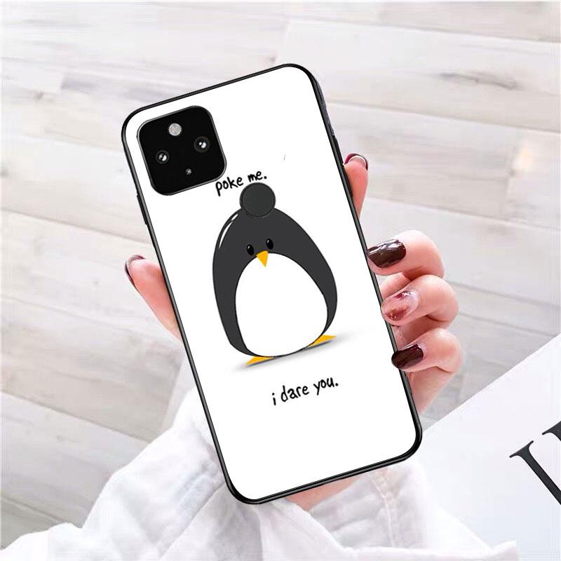 Urocze Etui na Telefon z Pingwinem dla Google Pixel 7 Pro 7 6A 6 Pro 5A 4A 3A Pixel 4 XL Pixel 5 6 4 3 XL 3A XL 2 XL