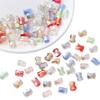 10Pcs Crystal Glass Beads Bow Loose Spacer Beads for Jewelry Making DIY Bracelet Necklace