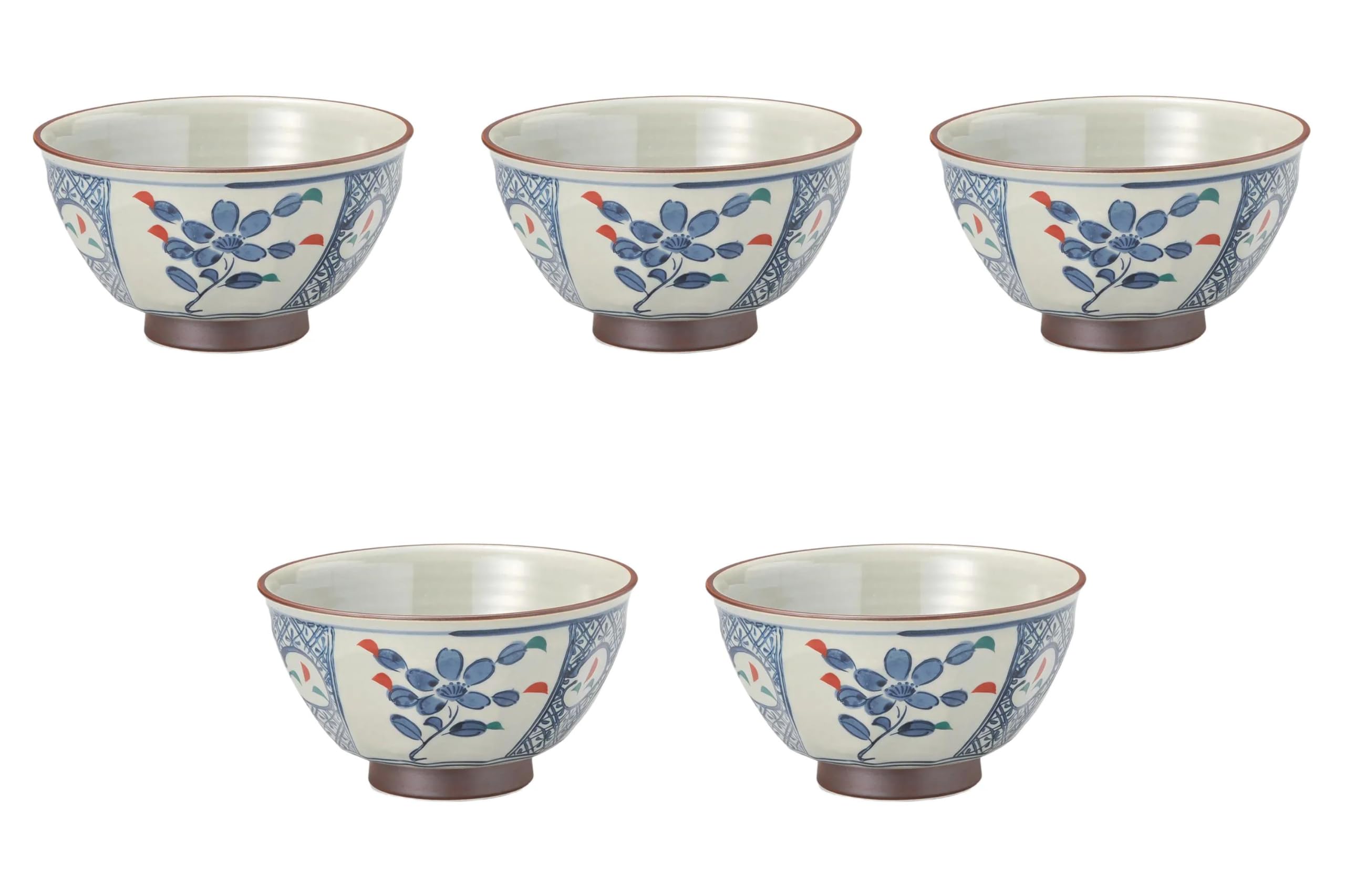 

Set of 5 Shozui Beveled Bowls x Arita Setomonohonpo (Medium) [16 9cm] Multi-Purpose Bowls, Ware,