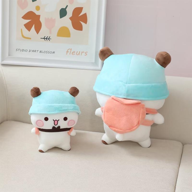 Yier Orsetti Bubu e Dudu Carini Panda Peluche con Zaino Bambola Animale di Peluche Cartone Animato Peluche Rassicurante Giocattolo di Peluche Regali di Compleanno