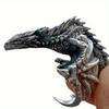 Verstellbarer Ring, Halsbandspiel, Drache, offenes Riemendesign, Punk-Motorrad-Cocktail-Gothic-Modeschmuck, neutrale Accessoires