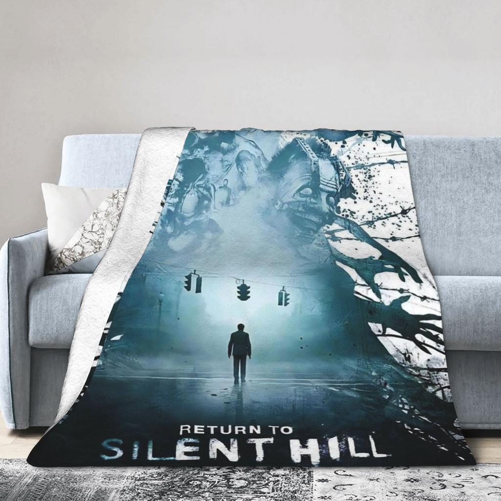 Return to Silent Hill Movie 2026 Throw Blanket for Couch  Soft Cozy Plush Blanket Multiple Sizes Bedspreads for All Seasons