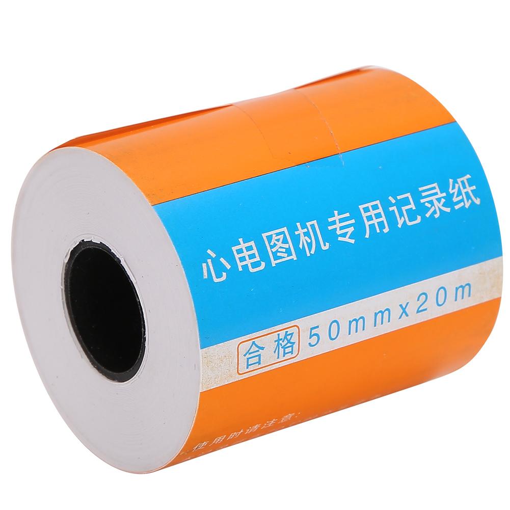 10 Stück Elektrokardiograph Thermopapier Elektrokardiograph Maschine Druck Zeichenpapier 50mm x 20m