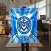 1PC Msv Duisburg Custom Name Patterned Flannel Blanket Suitable For All Seasons For Home Decor Warmth And Comfort Gifts Holiday Present