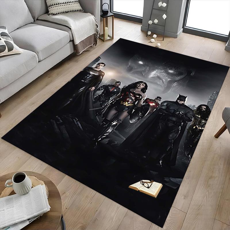 1pc Superman Wonder Woman Carpet Office Rug Mat Home Decor Area Carpet Festival Gift Office desk chair carpet Longlasting Material1107L