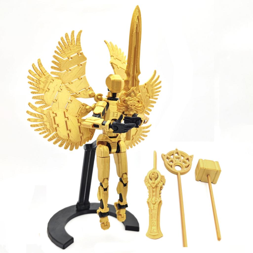 Mobile Doll Set, 3D Printed Titan Robot Mobile Doll, Posable Mobile Doll, Suitable For Collectors, Desktop Decoration