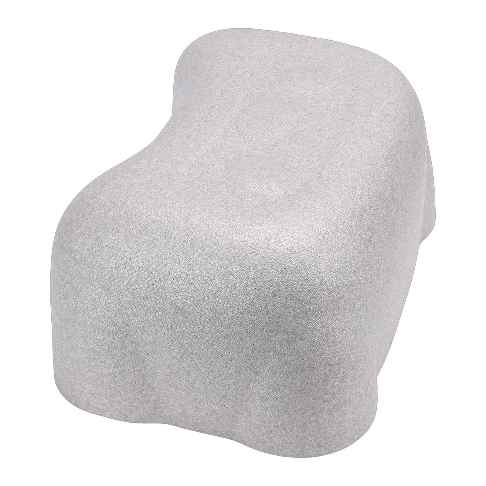 EPP Toilet Stool Non Slip Multi Functional Bathroom Foot Rest Stepping Stool for Kids Adults Gray