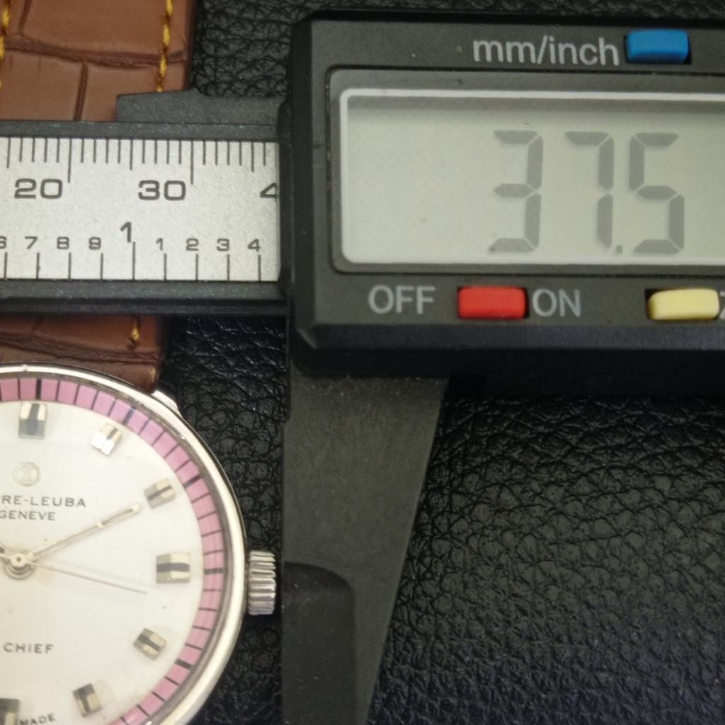 HAND-WINDING VINTAGE FAVRE LEUBA SEA CHIEF 253 SWISS MENS WHITE WATCH a703759-1