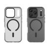 For iPhone 17 Pro Case Compatible with MagSafe TPU+PC Matte Translucent Phone Back Cover