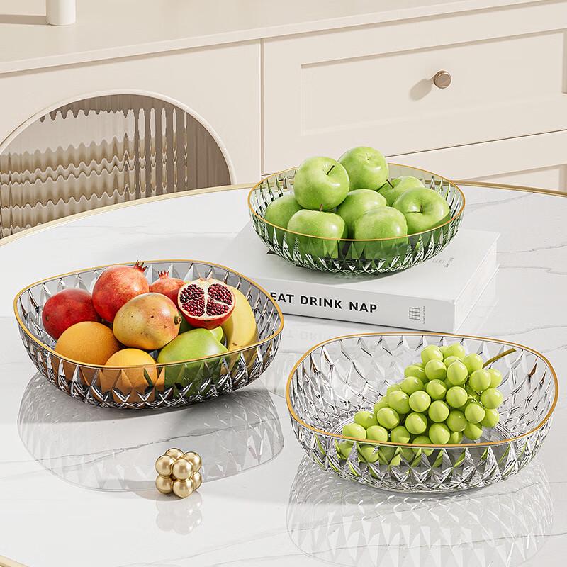 Moderner Serviertablett aus Kunststoff für Obst & Snacks