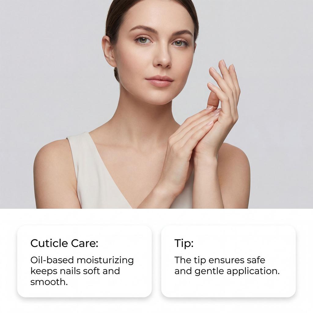 Set Cura Cuticole Unghie - Ammorbidisce le Cuticole, Idrata la Zona delle Unghie e Nutre Mani e Unghie 2ML.