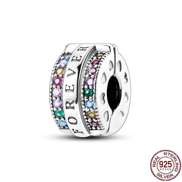 925 Sterling Silver Magic Color Chameleon Luminous Series Beads Suitable Fit Bracelet Charm Ms Jewelry Gift 