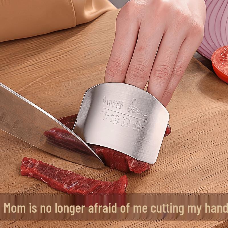 Stainless Steel Finger Guard for Vegetable Cutting