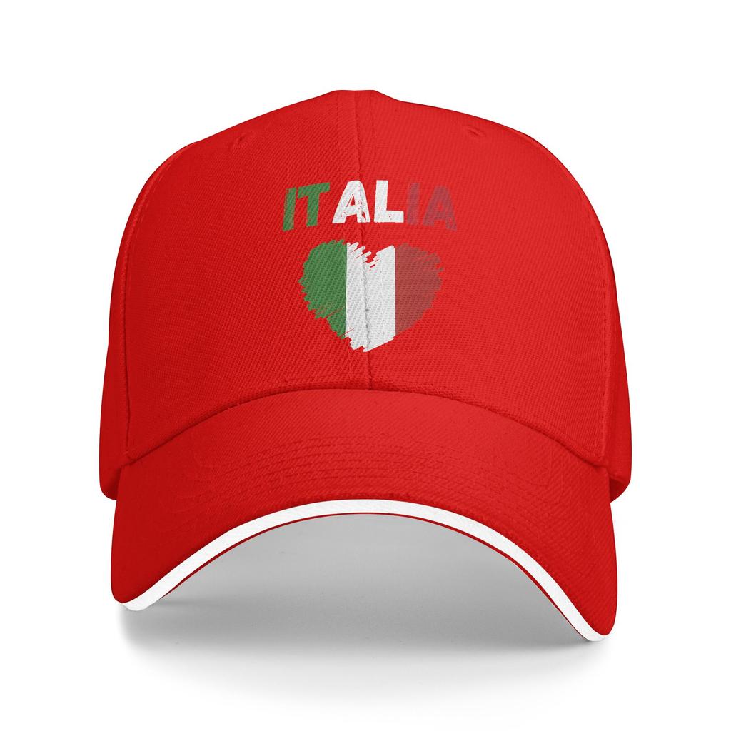 Unisex Italien Italienische Flagge Italia Outdoor Hut Trucker Cap Neue Baseballkappe Golfhüte