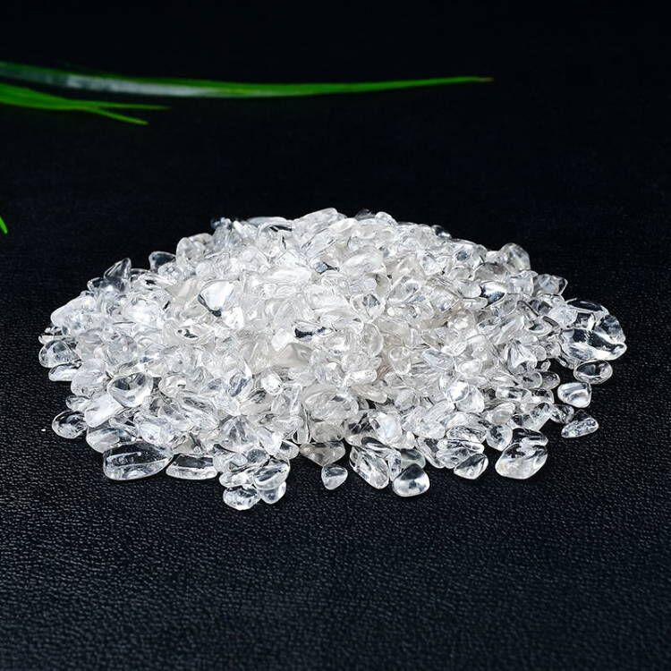 Natural White Crystal Tumbled Stone Bracelet & Purifying Storage Bowl