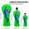 Fashion Golf Club Head Cover Interchangeable No. Tag Waterproof Case Fleece 3 5 UT Headcover Men
