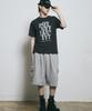 BUNKERBUSTER Grunge Lettering Print Short Sleeve T-Shirt Mq7Tu426_Charcoal
