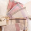 Autumn and Winter New Wool Plaid Scarf British Classic Unisex Couple Winter Versatile Warm Scarf