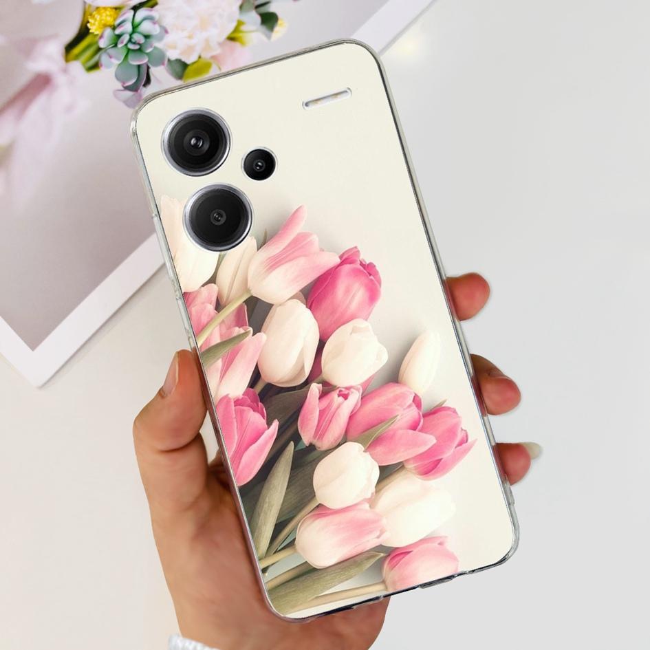 For Xiaomi Redmi Note 13 5G Case Luxury Marble Transparent Phone Cover For Redmi Note 13 Pro Plus Funda on Note 13 Pro 5G Bumper