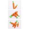 New Carrot Cat Toy Hemp Rope Tear-resistant Teeth Grinding and Cleaning Toys Sound Self-pleasure Pet Supplies