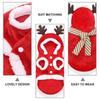 Christmas Pet Costume Dog Clothes for 1Set Puppy Cosplay Xmas Outfit with Scarf