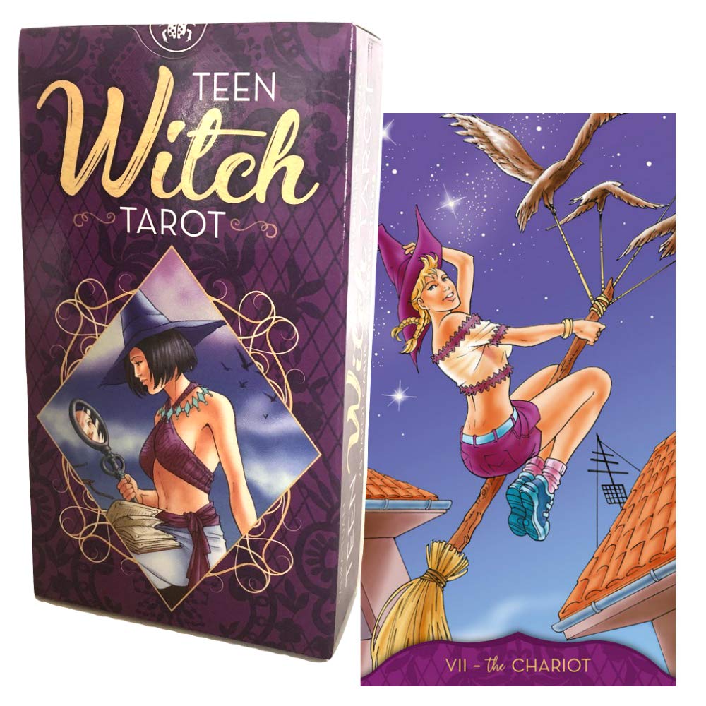 Teen Witch Tarot 78 Tarot Japanese Instruction Manual Authentic I.I.J Cards, Cards, Reading, Included,
