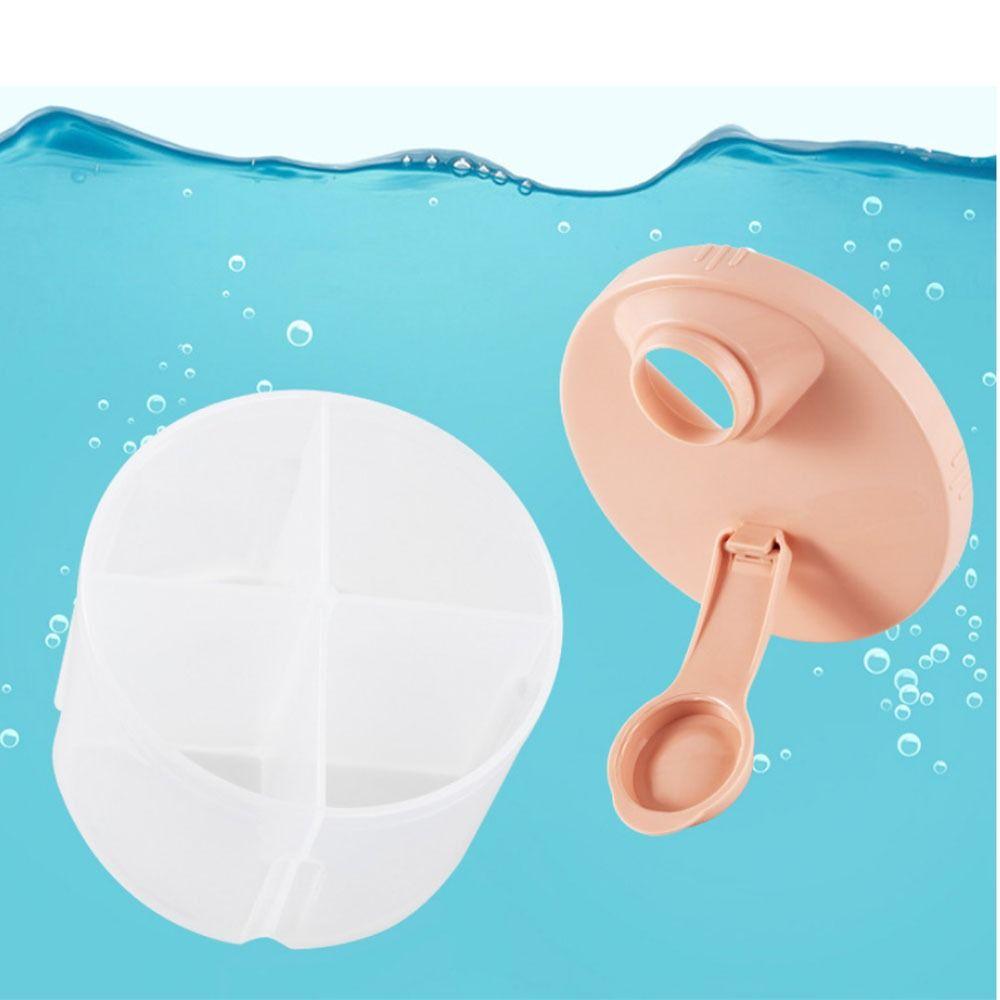 Portable Infant Milk Powder Box 4 Grids Newborn Milk Powder Container  Outdoor