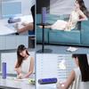 Portable Desk Table Fans with Powerful Airflow 3 Speeds USB Rechargeable Standing Fan Cooling Fan for Bedroom Office Indoor Use