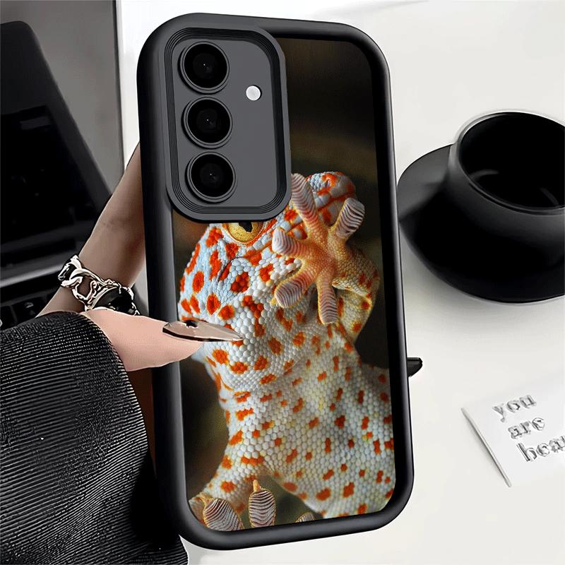 Lizards Geckos Cute Pet Soft Phone Case for Samsung Galaxy S26 Ultra S25 Edge S24 S23 S22 Plus S21 S20 FE 5G Shell Silicone Fund