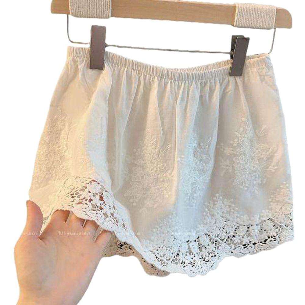 Lace Anti-Exposure Half-Skirt for Women - Layering Plus Size Design, Suitable for Spring, Autumn, and Winter.