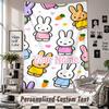 Wall Hanging Tapestry With Custom Name & Text, Miffy Decorative Tapestry For Bedroom
