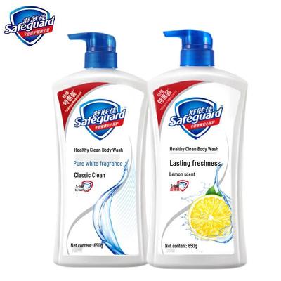 Safeguard Body Wash Duo Pack - Pure White & Lemon Scents