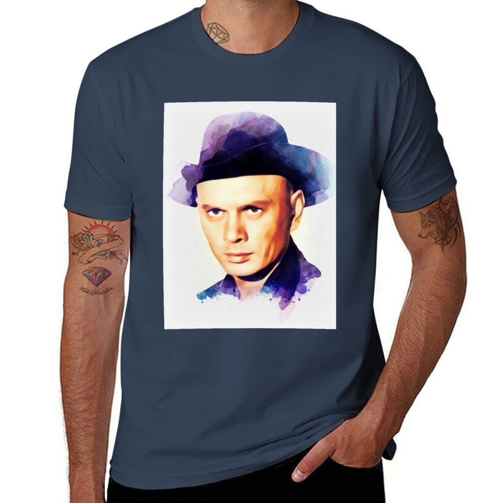 Юл Бриннер, Легенда Кино Футболка g man футболки для мужчин футболка персонализированная Футболка S