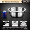 Extra Thick 304 Stainless Steel Household Deep Soup and Mixing Basin