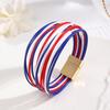 Bohemian Multi-Layer PU Leather Women's Bracelet - Fashionable & Versatile Wristband