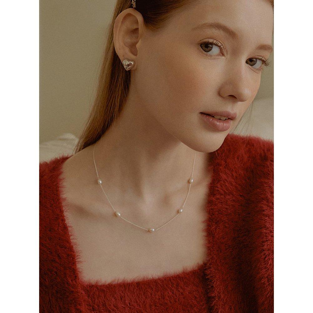 Dot Fresh Water Pearl Necklace Nz2080