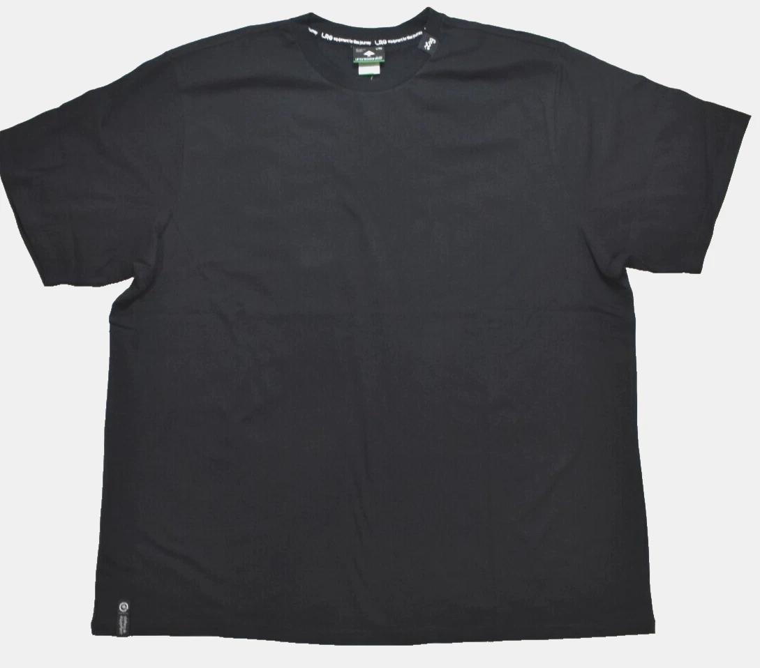 Lifted Research Group Mens LRG Rooting Deeply Black Knit Tee Shirt NWT 3XL L