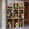 Santa Claus Christmas Static Cling Window & Wall Stickers for Glass Doors