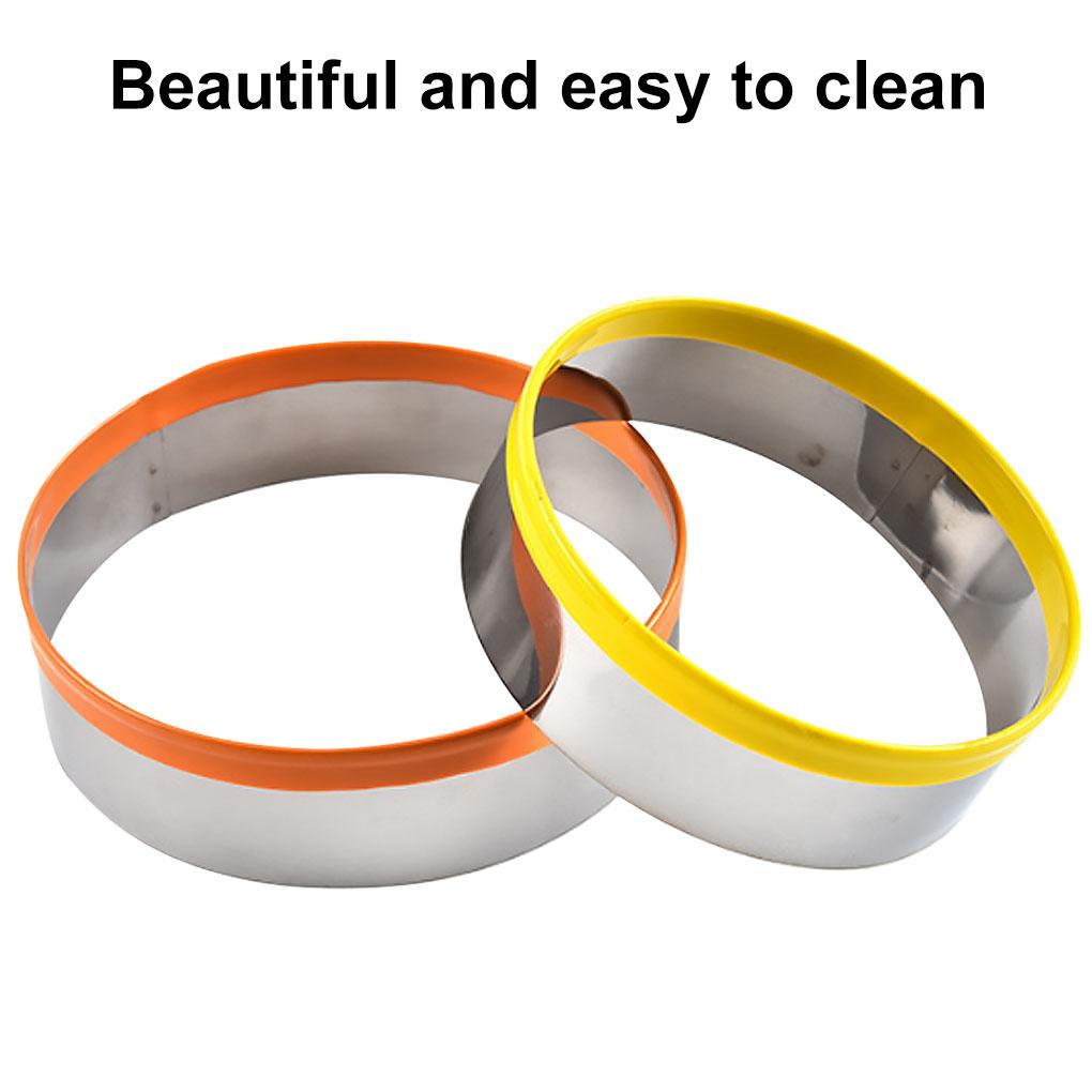 12Pcs Round Cookie Molds Set Stainless Steeel Sugar Biscuit Pastry Rings Cake Baking Moulds DIY Cookie Making Mold