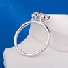 1.5cttw Double Pear Cut Moissanite Diamond Ring for Women Two Stone Toi Et Moi Wedding Bands 925 Silver Gold Plated Jewelry