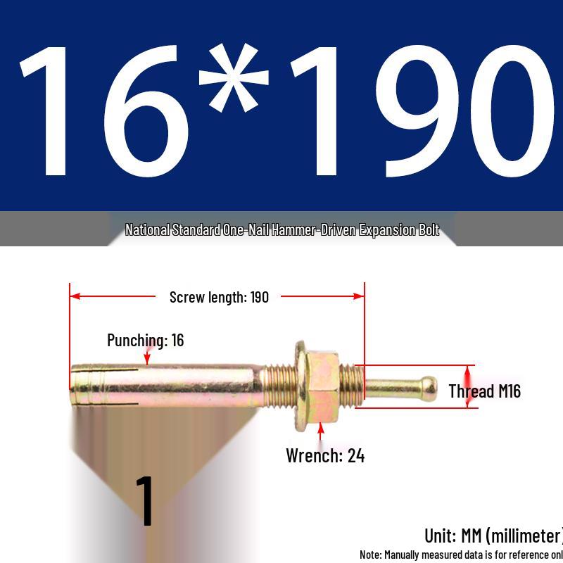 Aluminum Rivet Insert for Gantry Frame with Expansion Bolt and Wall Plug